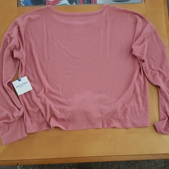 NWT light terra cotta cropped shirt - Picture 4 of 4